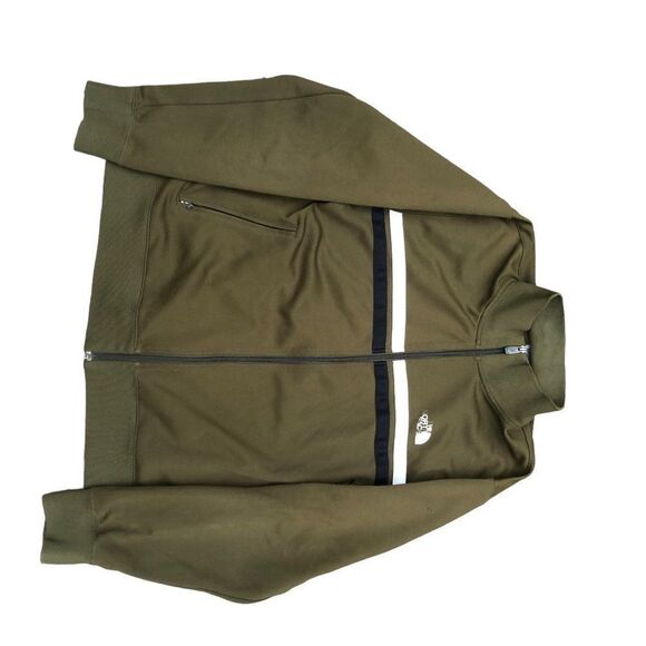 Vintage The North Face Jacket Half Zip Green Large - Picture 3 of 9